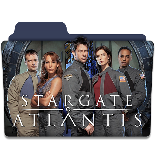 Stargate Atlantis Tv Series Folder Icon
