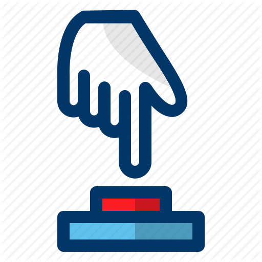 Begin, Hand, Media, Push, Start Icon