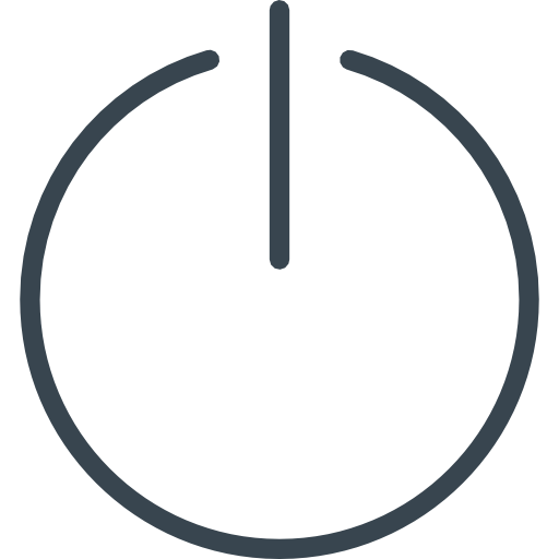 Power, Multimedia Option, Start Button Icon