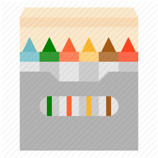 Color, Crayon, Stationery Icon
