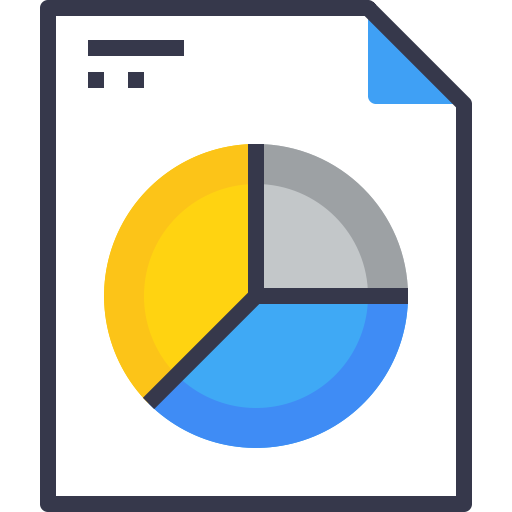 Document, Report, Analytics, Charts, Statistics Icon Free