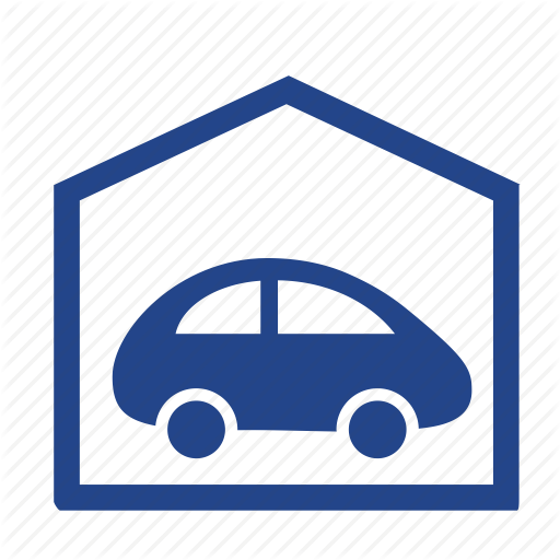 C Car, Garage, Parking, Shed, Stay Icon
