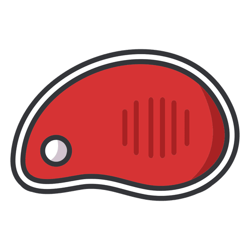 Steak Meat Flat Icon