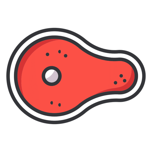 Steak Stroke Icon