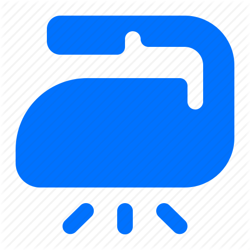 Iron, Laundry, Steam Icon