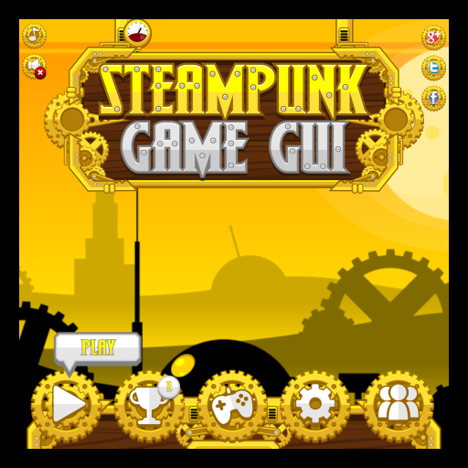 Steampunk Game Gui