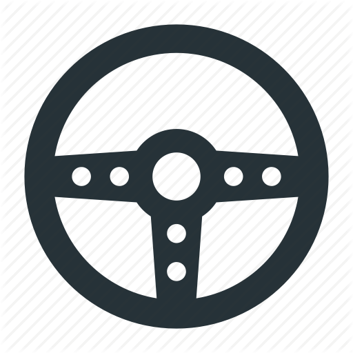 Car, Driver, Driving, Steering Wheel, Wheel Icon