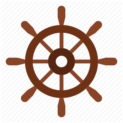 Ship, Steering, Wheel Icon