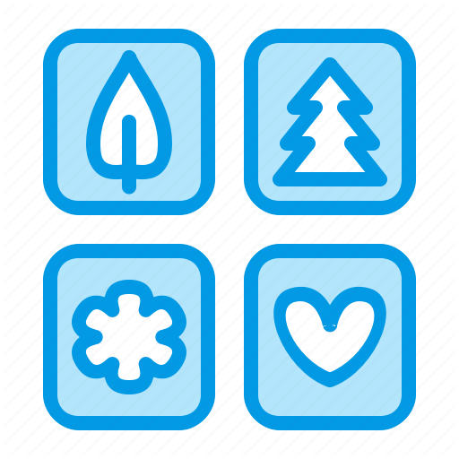 Drawing, Kids, Pattern, Stencil Icon