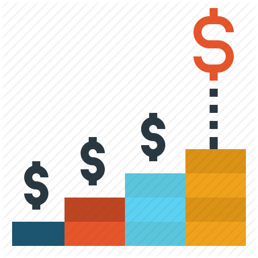 Finance, Money, Step, Success, Way Icon