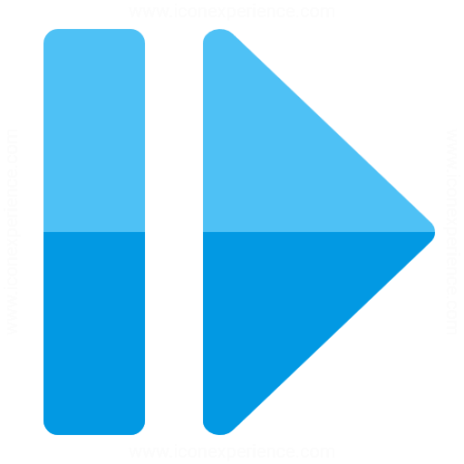 Iconexperience G Collection Media Step Forward Icon