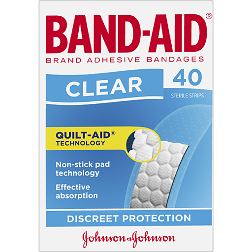 Band Aid Clear Sterile Strips Pack