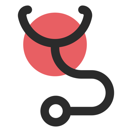 Stethoscope Colored Stroke Icon