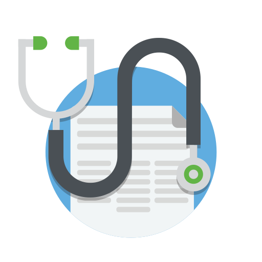 Healthcare, Medicine, Drug, Medical, Doctor, Stethoscope, Notes Icon