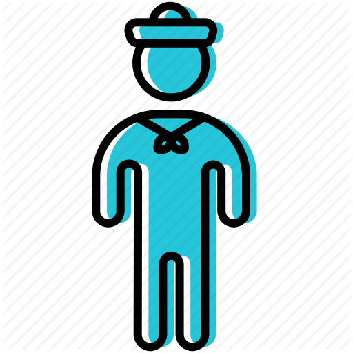 Figure, Man, Sailor, Seafarer, Seaman, Stick, Stickman Icon