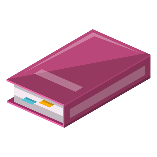 Book With Sticky Markers Icon