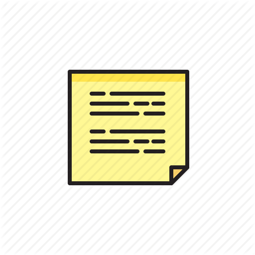 Document, Note, Paper, Pop Ups, Sticky Icon