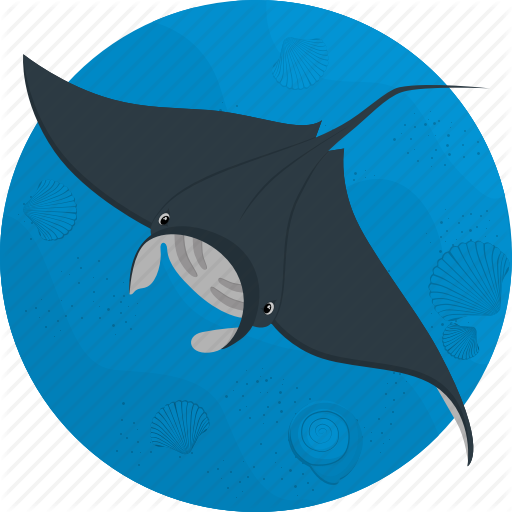 Fish, Food, Sea, Seafood, Stingray Icon