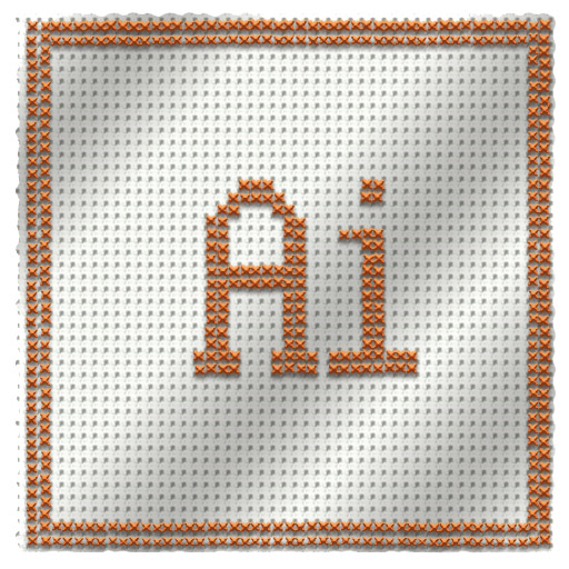 Cross Stitch Feminist Icon