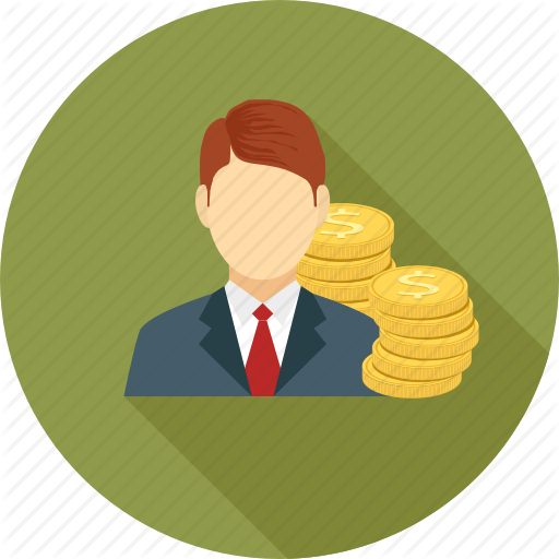 Banker, Financial Consultant, Sales Representative, Stock Broker Icon