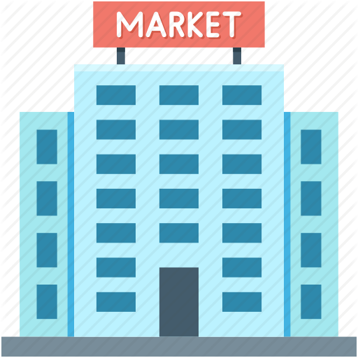 Bank, Building, Market, Real Estate, Stock Exchange Icon