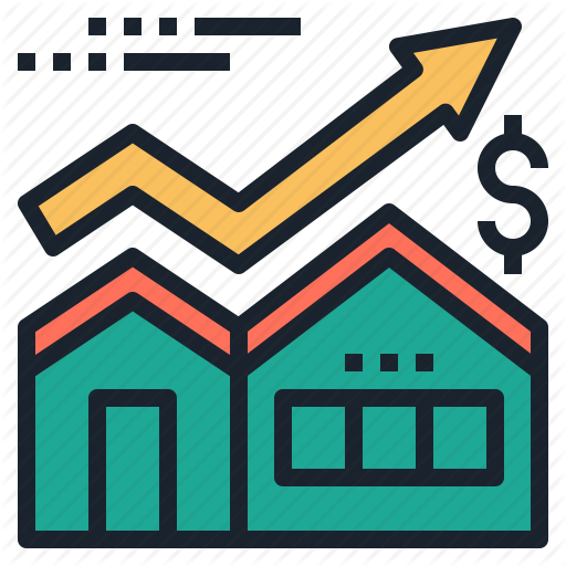 Estate, House, Market, Price, Real, Stock Icon
