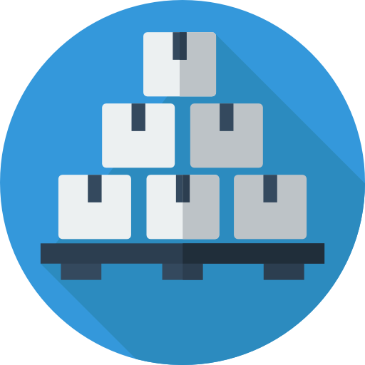 Stocks, Warehouse, Storage, Shipping And Delivery, Stock, Boxes Icon