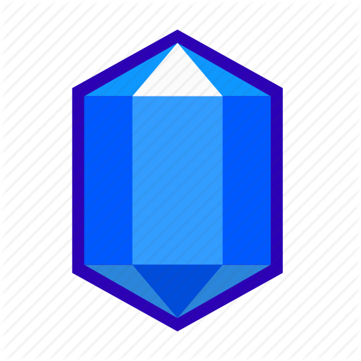 Blue, Crystal, Gem, Glass, Mineral, Sapphire, Stone Icon
