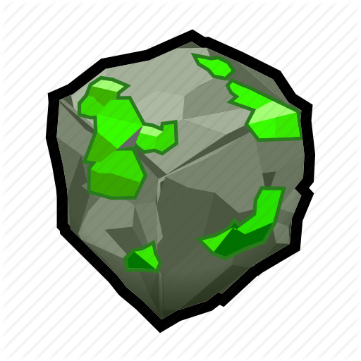 Crystal, Green, Mineral, Rock, Stone Icon