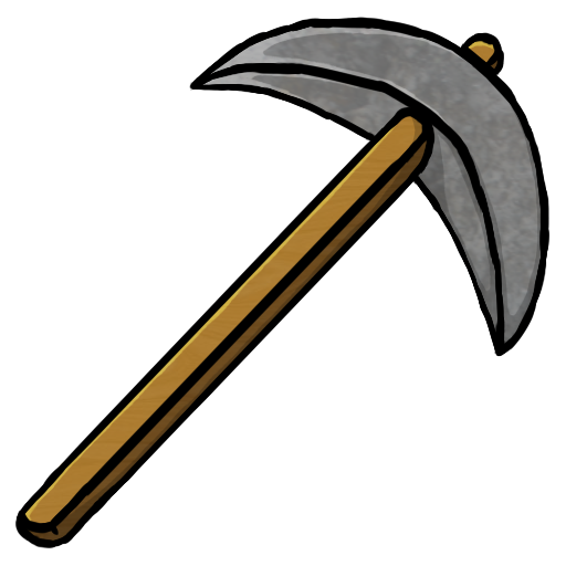 Pickaxe, Stone Icon