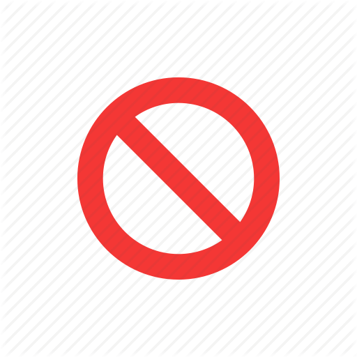 Block, Circle, No, Stop Icon