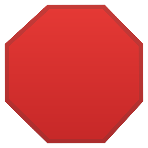 Stop Sign Icon Noto Emoji Travel Places Iconset Google