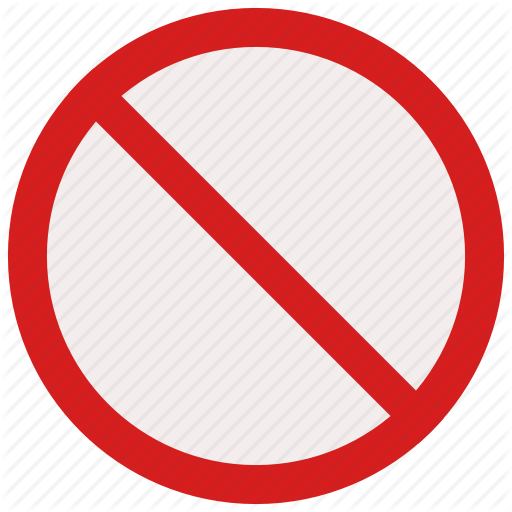 Prohibited, Sign, Signs, Stop, Warning Icon