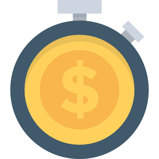 Stopwatch Icon Office Vectors Market