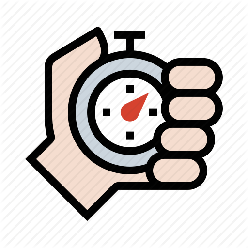 Hand, Race, Stopwatch, Timer Icon