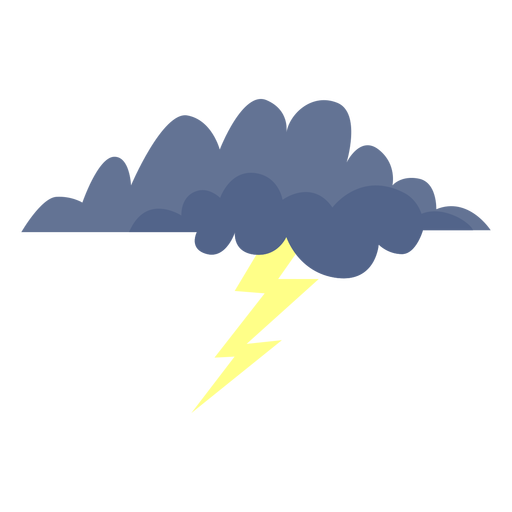 Lightning Storm Cloud Icon