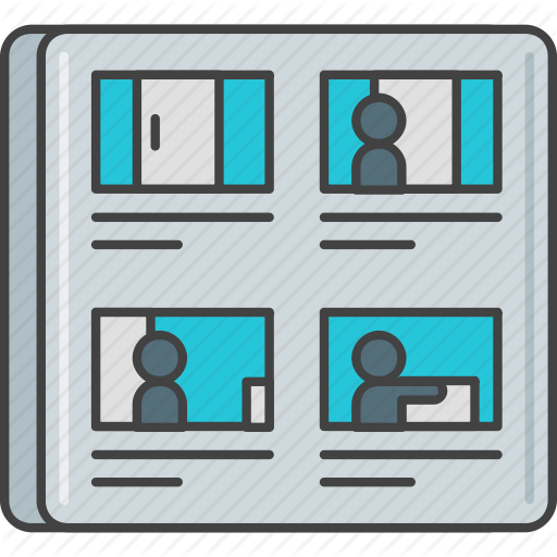 Comic, Screenwriter, Script, Story, Storyboard Icon