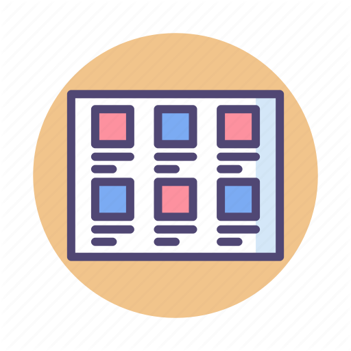 Comic, Screenwriting, Story, Storyboard Icon