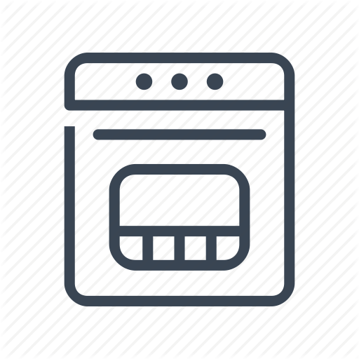 Cooking, Kitchen, Oven, Stove Icon