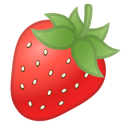 Strawberry Icon Noto Emoji Food Drink Iconset Google