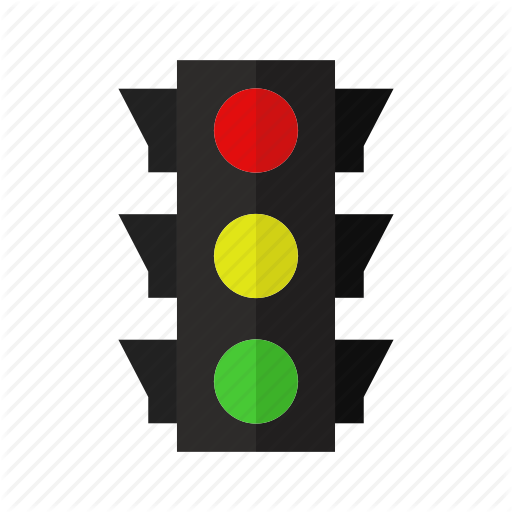 Car, Color, Design, Road, Street, Traffic Light Icon