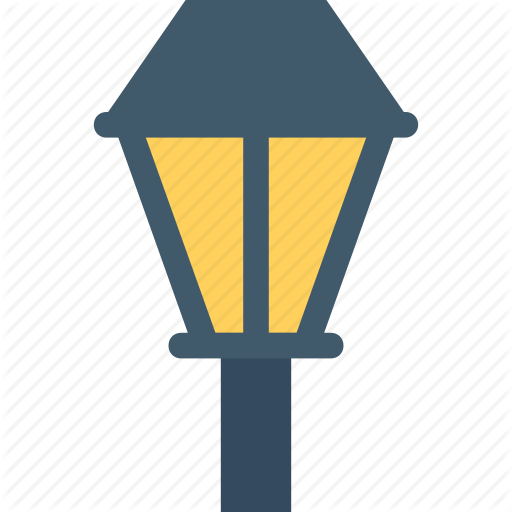 City Set, Garden Light, L Light, Street Light Icon