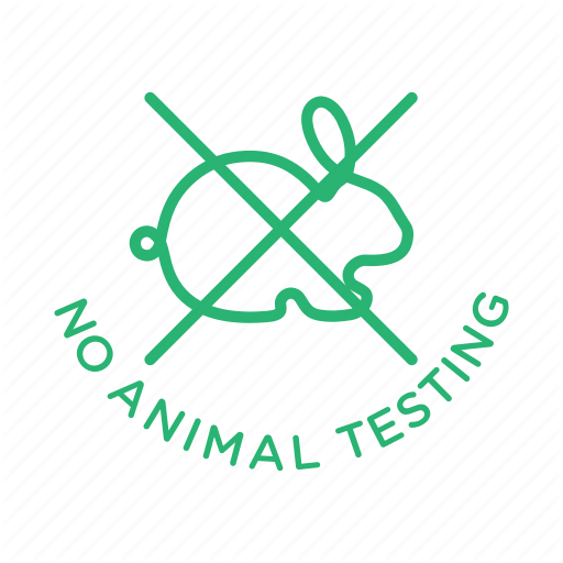 Cruelty Free, No Animal Testing, No Testing, Strikethrough Icon