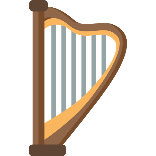 String Instrument, Orchestra, Musical Instrument, Harp, Music Icon