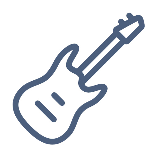 Icon White Musician New