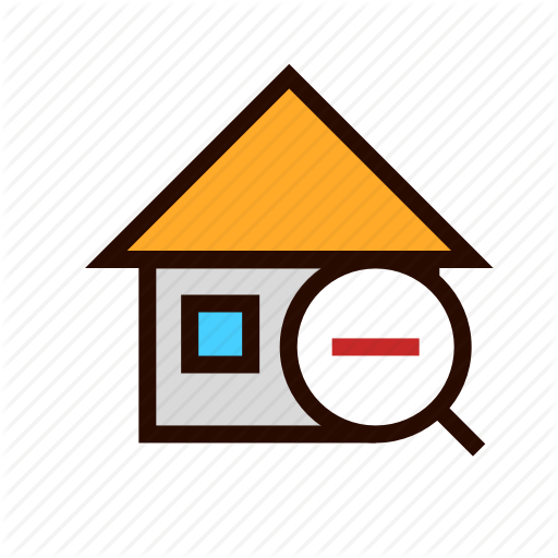 Home, House, Minus, None, Search, Stripe Icon