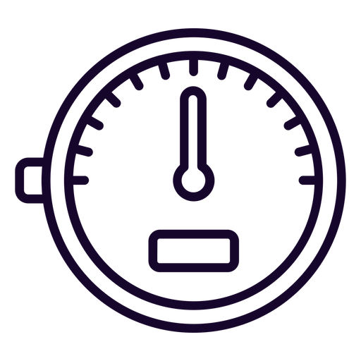 Speed Meter Stroke Icon