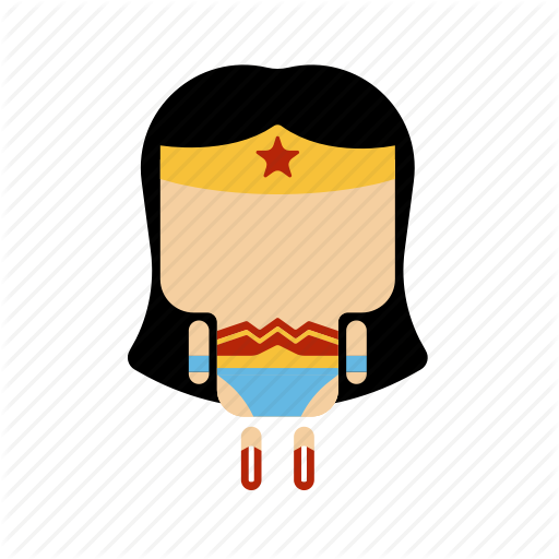 Cute, Hero, Mini, Strong, Woman Icon