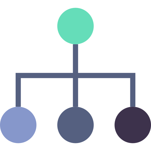 Hierarchical Structure, Organization, Order Icon