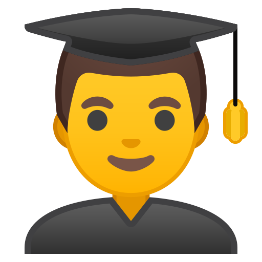 Man, Student Icon Free Of Noto Emoji People Profession